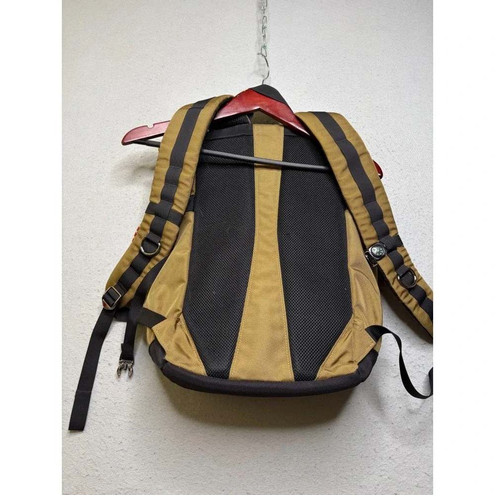 Gobi Rucksack Backpack Unisex Large Tan Black Rugged Outdoor Hiking Bag